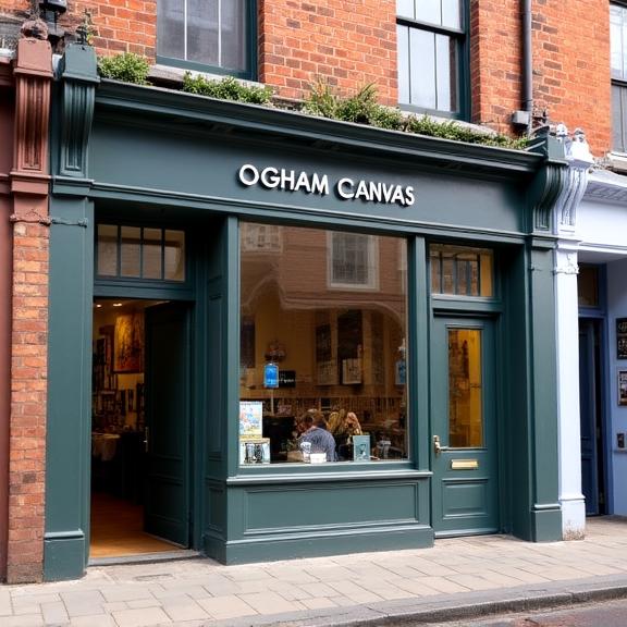 The Ogham Canvas drawing studio on Phoenix Street, Dublin 8